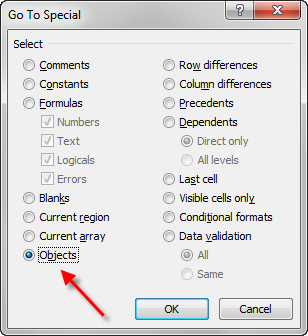 F5 Excel Objects